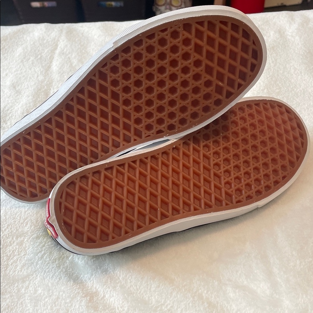 Vans Sunflower Checkered Slip-On Sneakers Size 8 - Picture 5 of 5